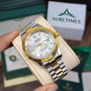 Auretimes Two-Tone Gold & Silver Watch