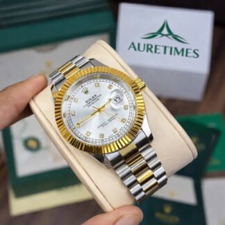 Auretimes Two-Tone Gold & Silver Watch
